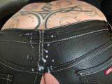 Andrea18 - Anal in Leder-Fickhose