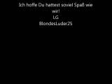 BlondesLuder25 - Voll in die Fresse gepisst