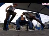 DoubleTroubleSisters - Extrem Public -Jeanspiss in Goch