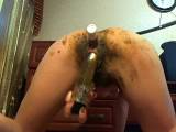 HairyYuliya - Dildo meiner shitly Arschloch