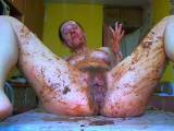 HairyYuliya - Anal ficken mit Scat-