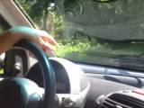 HornyAngel007 - Speedwichsen während der Autofahrt!