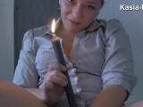 KasiaPrivat - Die 1.Kerze versenkt...ähmm...brennt ;)
