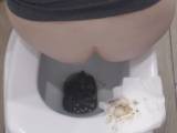 ScatGoddess - Riesige Durchfall auf der Toilette