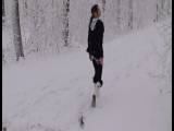 Sexenia - Mit Gummistiefeln im Schnee