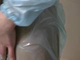 SexyJenJen - Öliger Spaß in PVC Plastik Anzügen