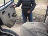 Snejka - in Gummistiefeln gepisst im Auto Snejka - in Gummistiefeln gepisst im Auto