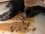 SweettyMary - Scat und Pisse auf Stiefel
