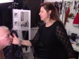 Videosklave-von-Lady-Karame - Human ashtray mit Maulspreizer