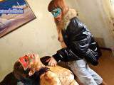 VipmodelNata - Die Maske auf dem Kopf von Olga Kakashek Jana