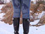 bondageangel - Schnee enge Jeans