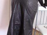 bondageangel - Lady in Abend Leder Kleid und Leder Opern Handschuhe
