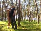 devote-Sachsen-Luder - Outdoor Spanking im Wald