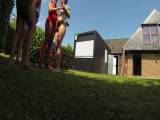 diegeileanita - Weitpisscontext!!  4 Girls pissen um die Wette!