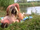 grossermann76 - Ficken am Strand mit angrenzenden Wald. (Blank)