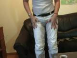 jeansledernass - Deine weiße jeans 3te.mal