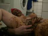 kinkybabe - Scat Gesicht und Orgasmus