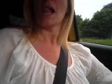 marinamontana - nur mit der bluse im auto
