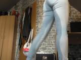 nylon_schlampe - bepisste helle jeans
