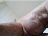 nylonjunge - Der Dicke in der Dusche