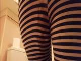 panthergodess - Zebra Strumpfhose Poop