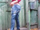 rushscat - Pissen in Jeans und Schuhe
