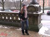 sexynaty - Geiler Outdoor-Piss Stadtzentrum :)